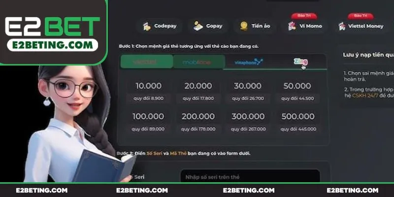 Chú ý đến hạn mức cố định ở từng phương thức giao dịch